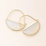 Scout Stone Prism Hoop Earrings