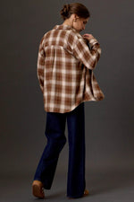 Be Cool Oversized Brown Flannel