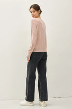 Be Cool Drop Shoulder Crewneck Sweater