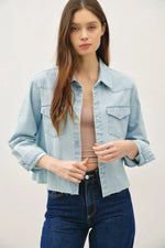Be Cool Cropped Shacket