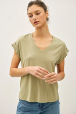 Be Cool Bamboo/Modal V-Neck T-Shirt