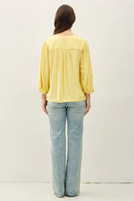 Be Cool Notched Y-Neck Top