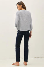 Be Cool Embroidery Peasant Blouse