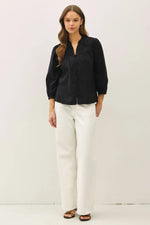 Be Cool Crisp Cotton Blouse