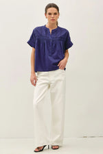 Be Cool Eyelet Laced Top