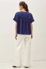 Be Cool Eyelet Laced Top
