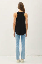 Be Cool Soft V-Neck Knit Tank
