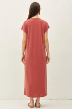 Be Cool Cap Sleeve Maxi Dress