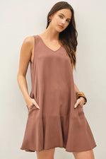 Be Cool Ruffle Hem Mini Dress