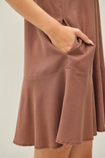 Be Cool Ruffle Hem Mini Dress