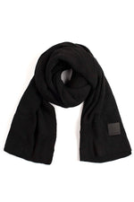 C.C Solid Ribbed Knit Scarf