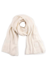 C.C Solid Ribbed Knit Scarf