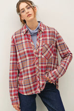 Be Cool Sienna Plaid Flannel Shirt