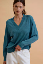 Be Cool V-Neck Loose Fit Sweater