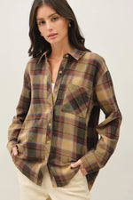 Be Cool Sunset Plaid Flannel Shirt