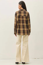 Be Cool Sunset Plaid Flannel Shirt