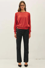Be Cool Raglan Loose Fit Sweater Top
