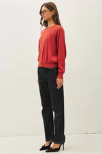 Be Cool Raglan Loose Fit Sweater Top