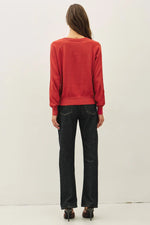 Be Cool Raglan Loose Fit Sweater Top