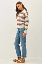 Be Cool Polo Striped Sweater