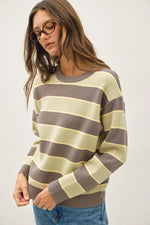 Be Cool Boxy Fit Multi Striped Sweater