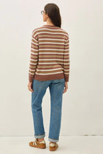Be Cool Feather Weight Multi Striped Sweater