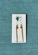 The Teal Cactus Earrings