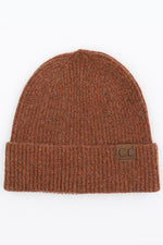 C.C Soft Recycled Fine Yarn Cuff Beanie