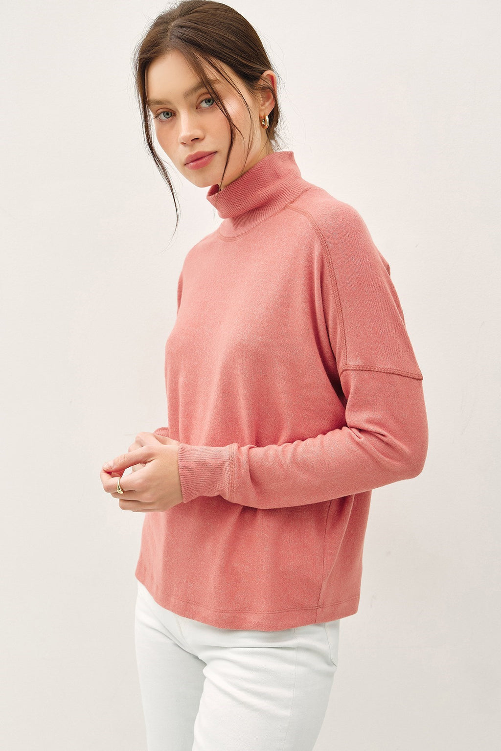 Be Cool Turtle Neck Knit Top