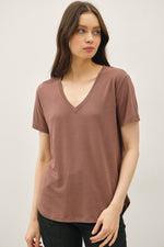 Be Cool Basic V-Neck Short Sleeve T-Shirt