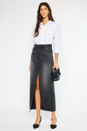 KanCan 90's Maxi Skirt in Black