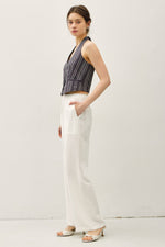 Be Cool Button Up Vest Top