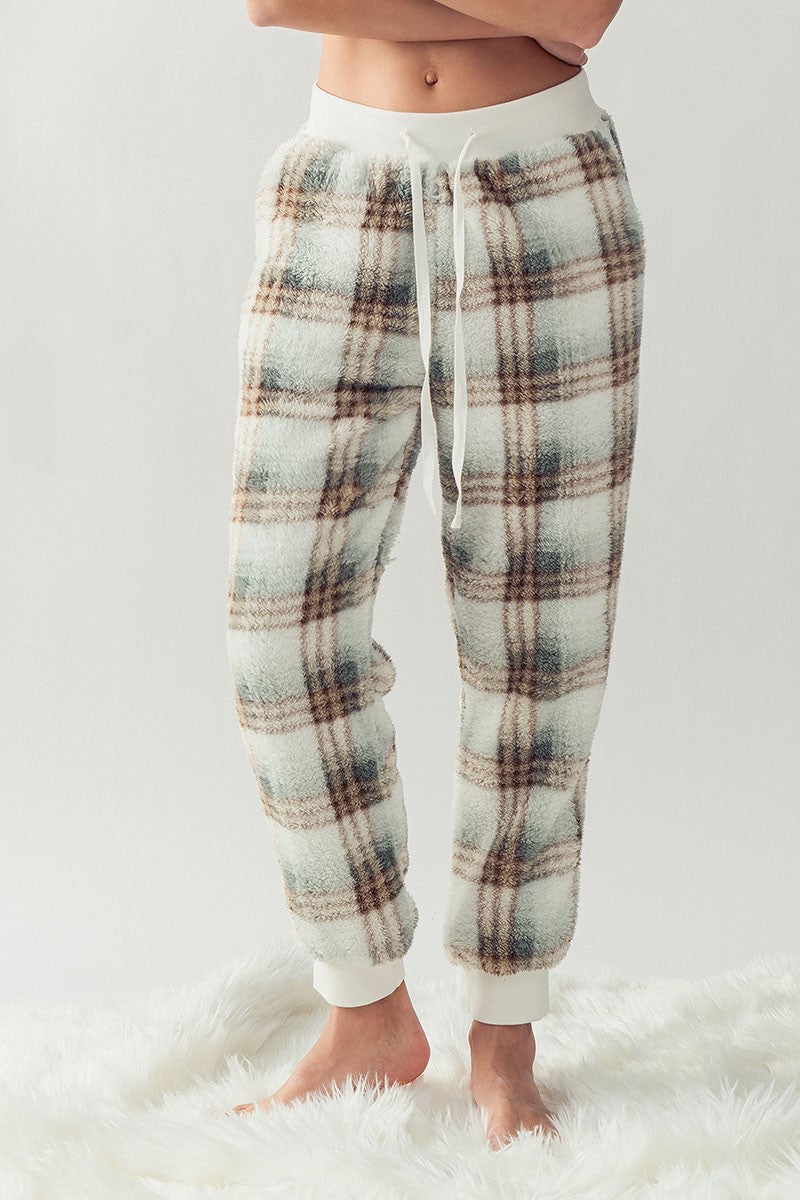 Trend Notes Checkered Jogger Pajama Pants