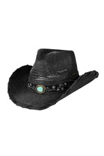 Vented Cowboy Hat W Metallic Edge Stitching