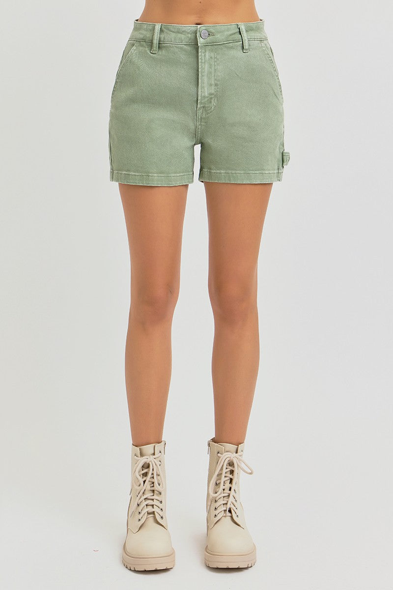 Risen High Rise Shorts – Tempting Teal Boutique