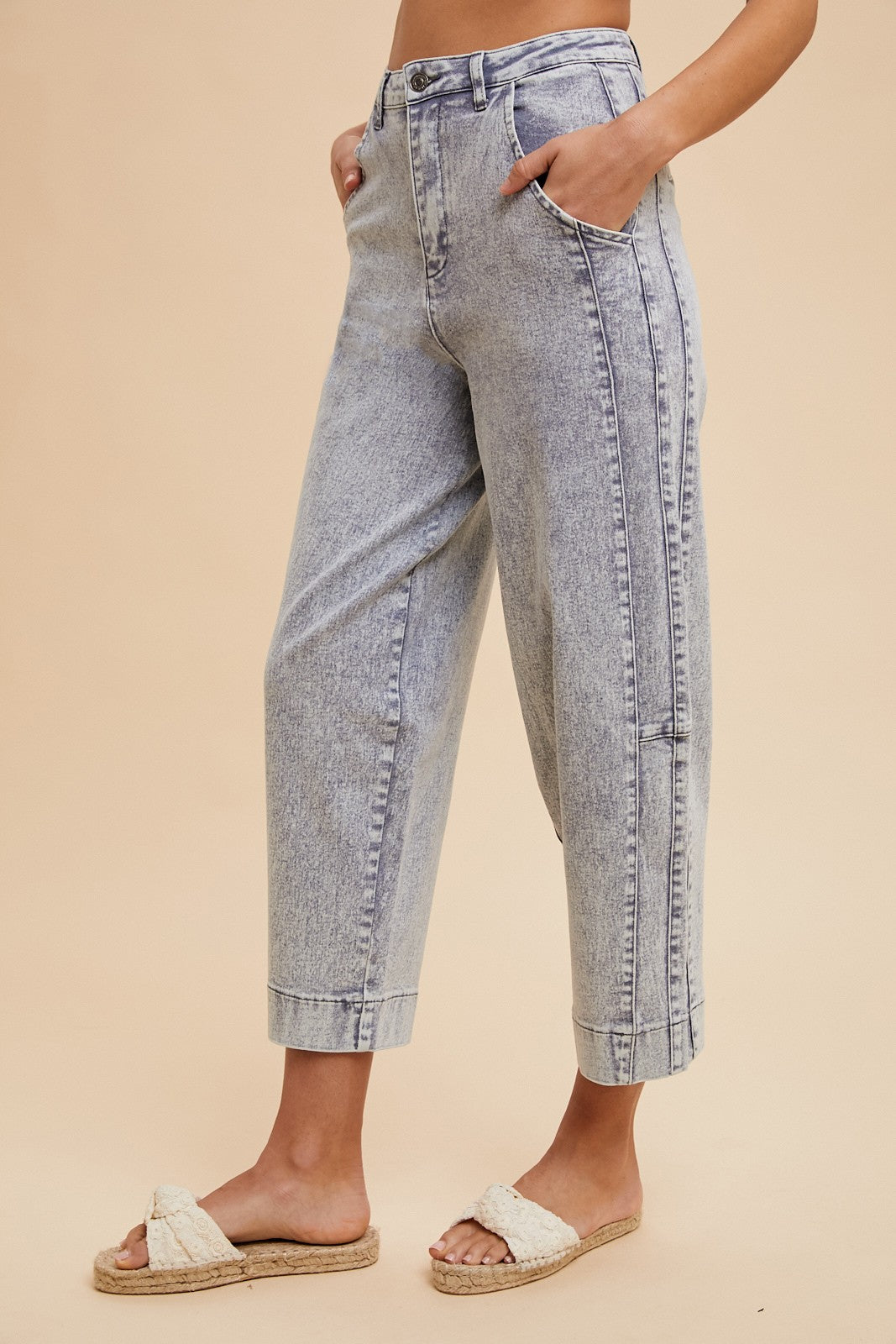 AnnieWear Lyocell Stretch Barrel Jeans