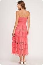 Strut & Bolt Eyelet Lace Tube Dress