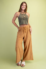 GiGio Frayed Wide Leg Pants- Naked Pants