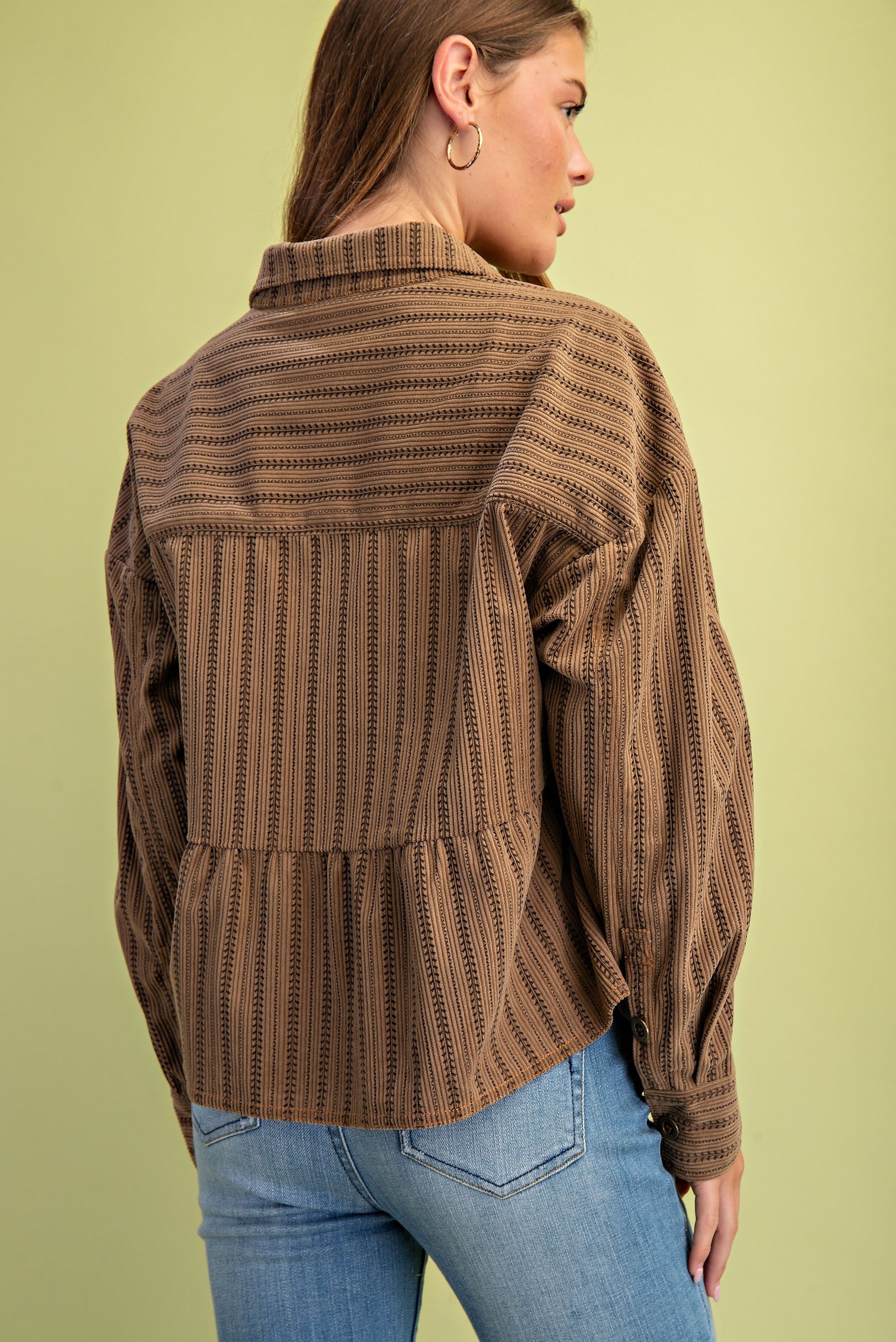 GiGiO Corduroy Babydoll Style Jacket