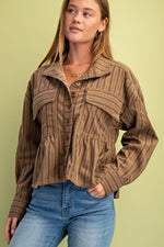 GiGiO Corduroy Babydoll Style Jacket