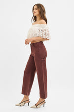 Risen Tummy Control High Rise Crop Wide