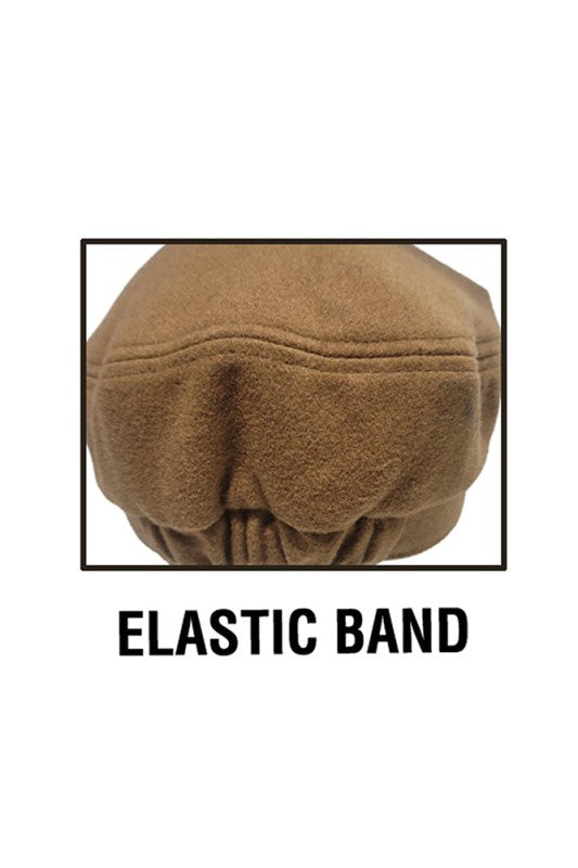 C.C Rope with Button Deco Solid Fisherman's Cap