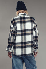 Trend Notes Relaxed Fit Plaid Shacket Flannel