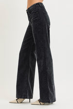 Risen High Rise Wide Leg Corduroy Pants