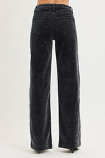 Risen High Rise Wide Leg Corduroy Pants