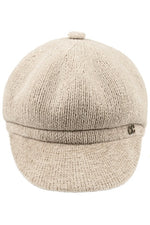 C.C Solid Knitted Newsboy Winter Cap