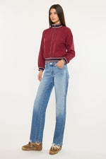 KanCan Mid Rise Straight Jeans