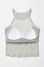Loit Ribbed Halter Bra Top