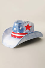 Star Band Straw Western Cowboy Hat