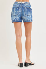 Risen Slouchy Paisley Print Shorts